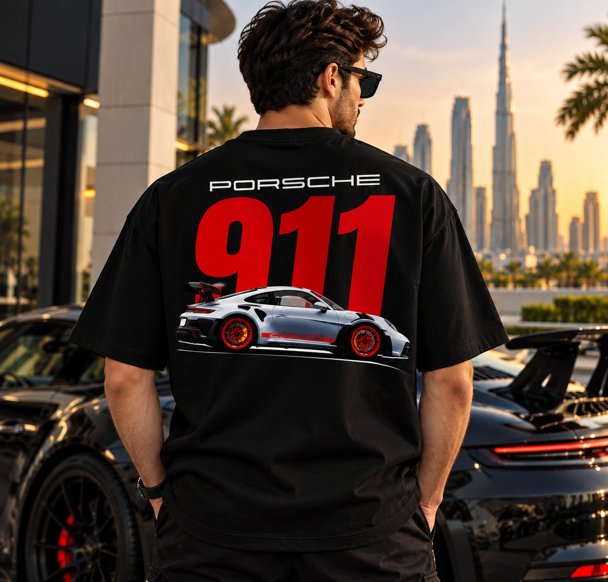 Porsche 911 Oversized T-Shirt – Racing Edition