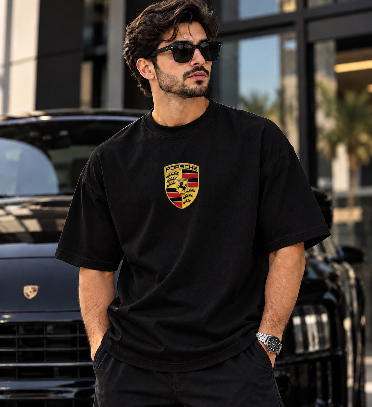 Porsche 911 Oversized T-Shirt – Racing Edition