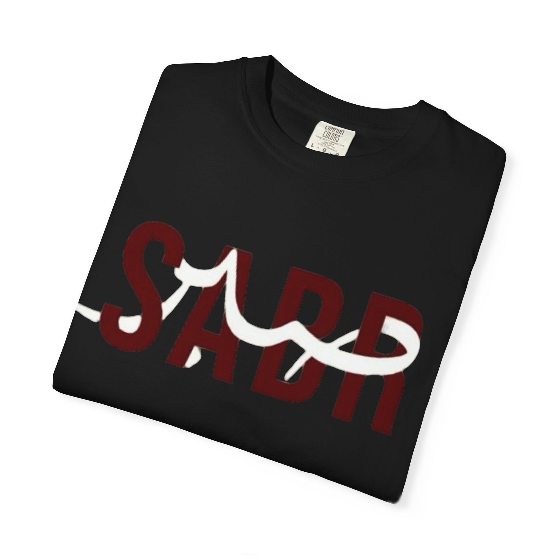 Al-Zaman Sabr Hybrid Calligraphy Tee – Urban Black