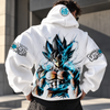 Dragon Ball Z Ultra Instinct Oversized Hoodie – Blue Aura Premium Edition