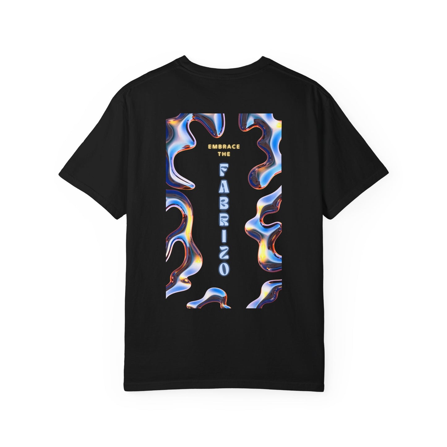 FABRIZO “Melting” Black Graphic T-Shirt – Premium Streetwear Dubai