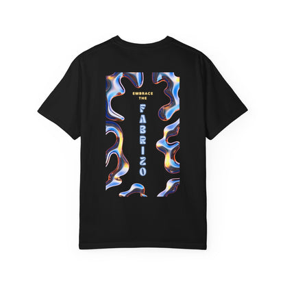 FABRIZO “Melting” Black Graphic T-Shirt – Premium Streetwear Dubai