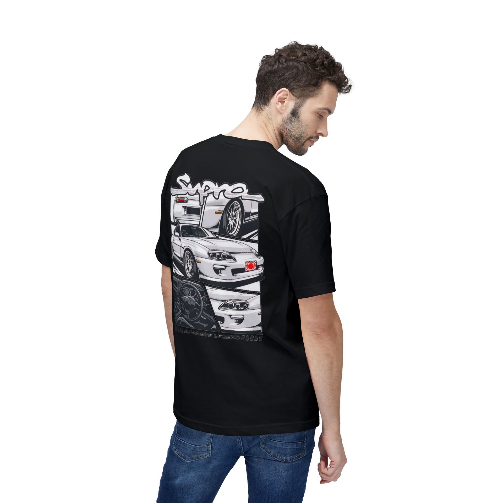 FABRIZO Supra Japanese Legend Oversized Black T-Shirt