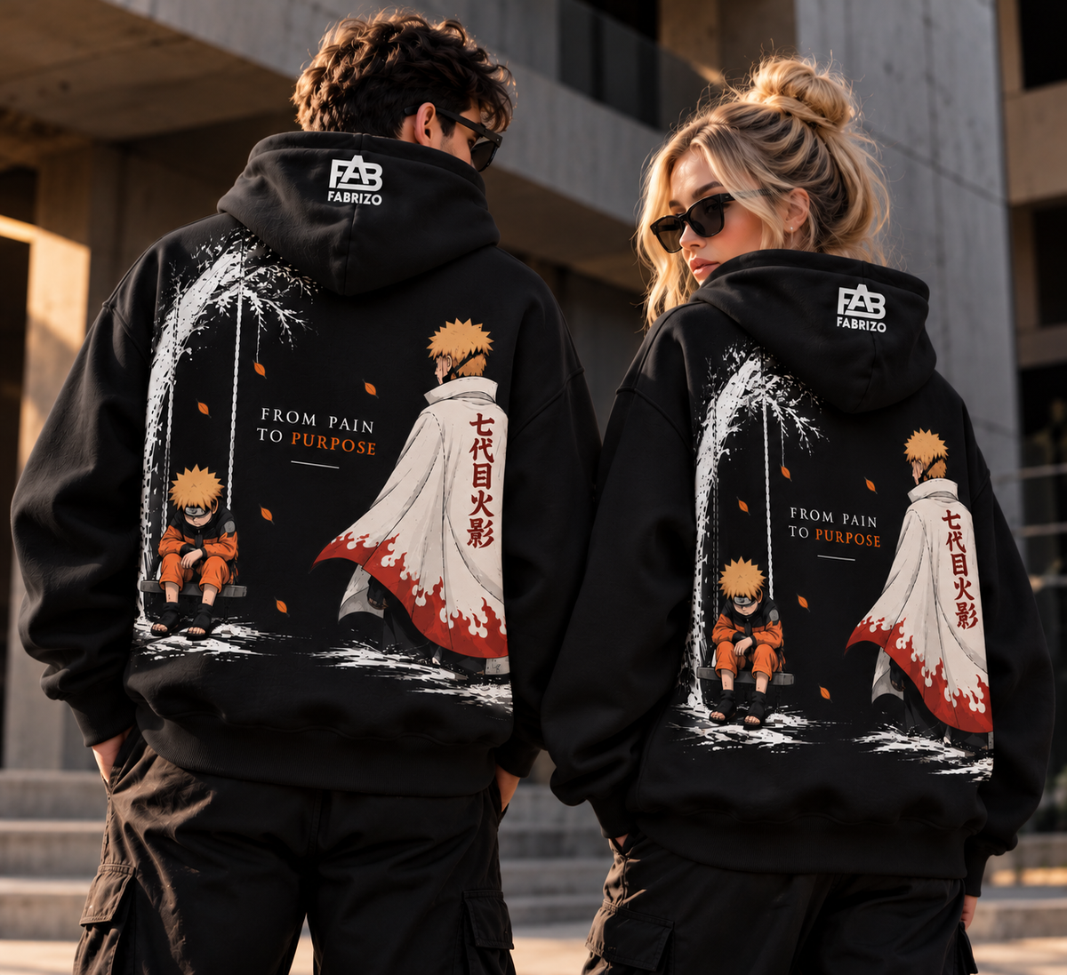Naruto Anime Premium Hoodie – Black | FABRIZO FASHION