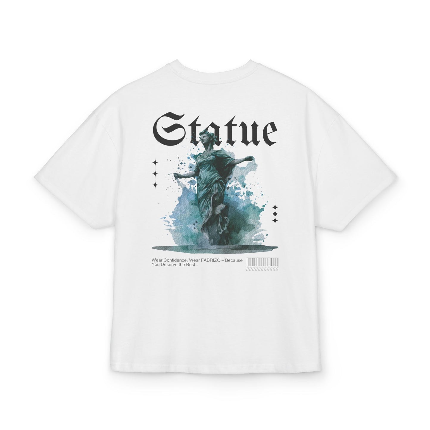 Oversized Blacked Designed Tee