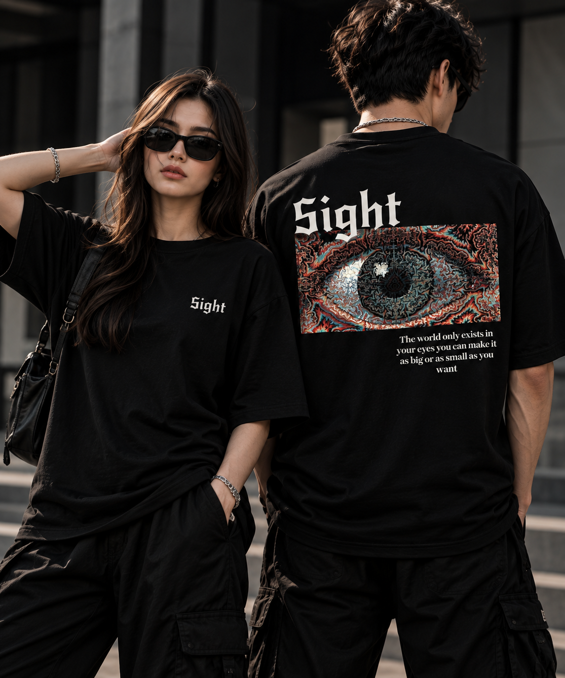 Sight T-Shirt – Oversized & Regular Fit | FABRIZO FASHION