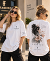 FABRIZO Grace in Progress Oversized T-Shirt – Women’s Floral Edition