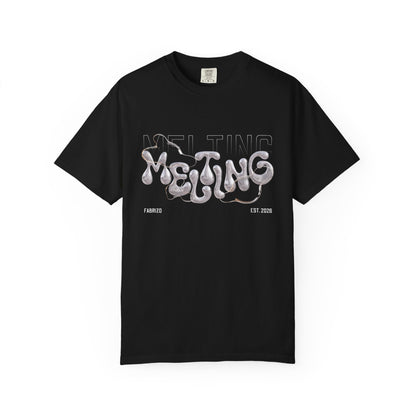 FABRIZO “Melting” Black Graphic T-Shirt – Premium Streetwear Dubai