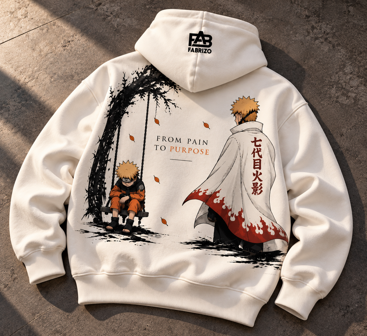 Naruto Anime Premium Hoodie – Black | FABRIZO FASHION