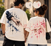 Connected Hearts – Premium Couples Oversized T-Shirt Set