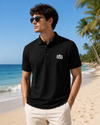 FAB Premium Black Polo Shirt – Modern Minimalist Luxury Collection