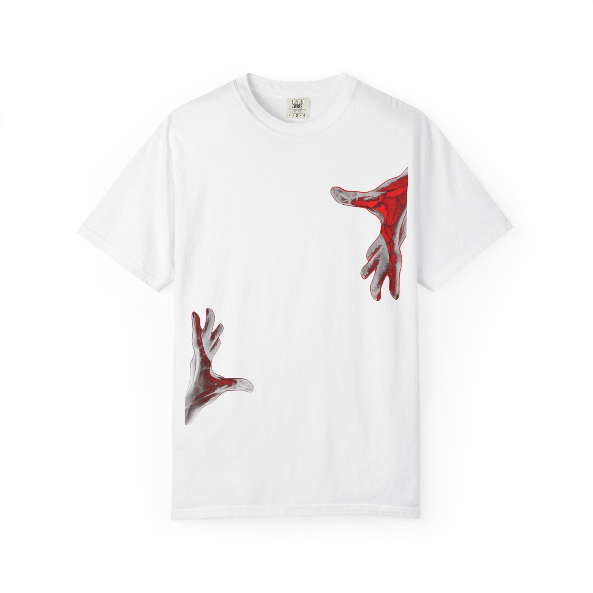 Fabrizo Fashion | "Crimson Connection" Abstract Graphic T-Shirt