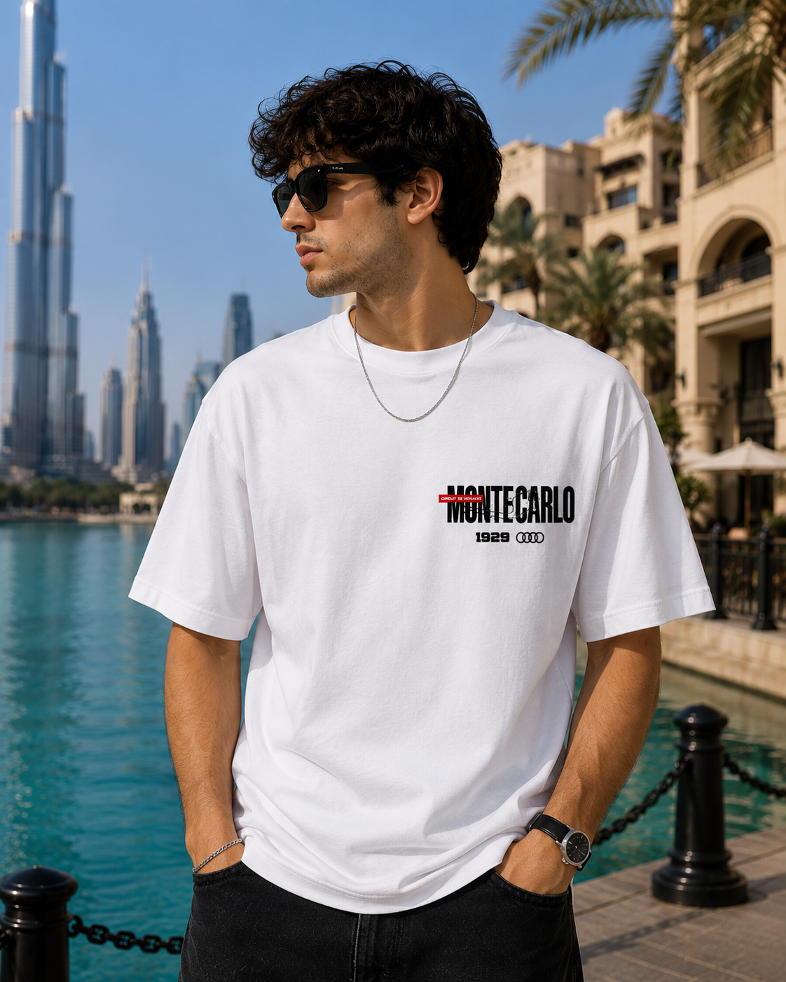 FabrizoMonte Carlo Racing Oversized T-Shirt – Luxury Motorsport Edition