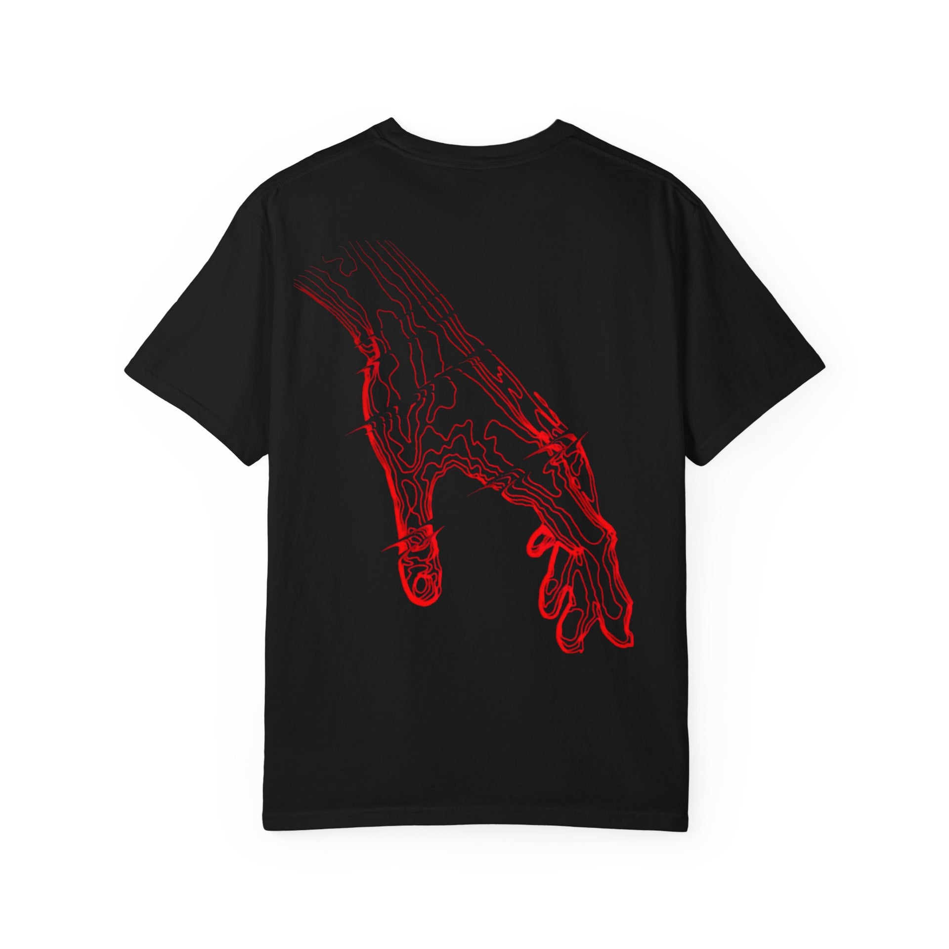 Fabrizo Fashion | "Crimson Connection" Abstract Graphic T-Shirt