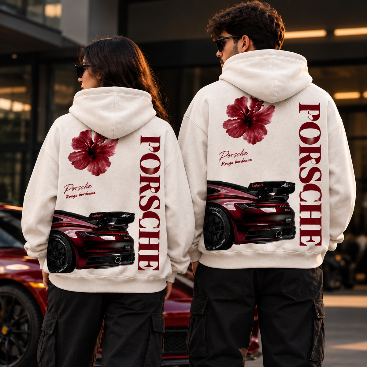 Rouge Bordeaux Oversized Hoodie – Premium Streetwear