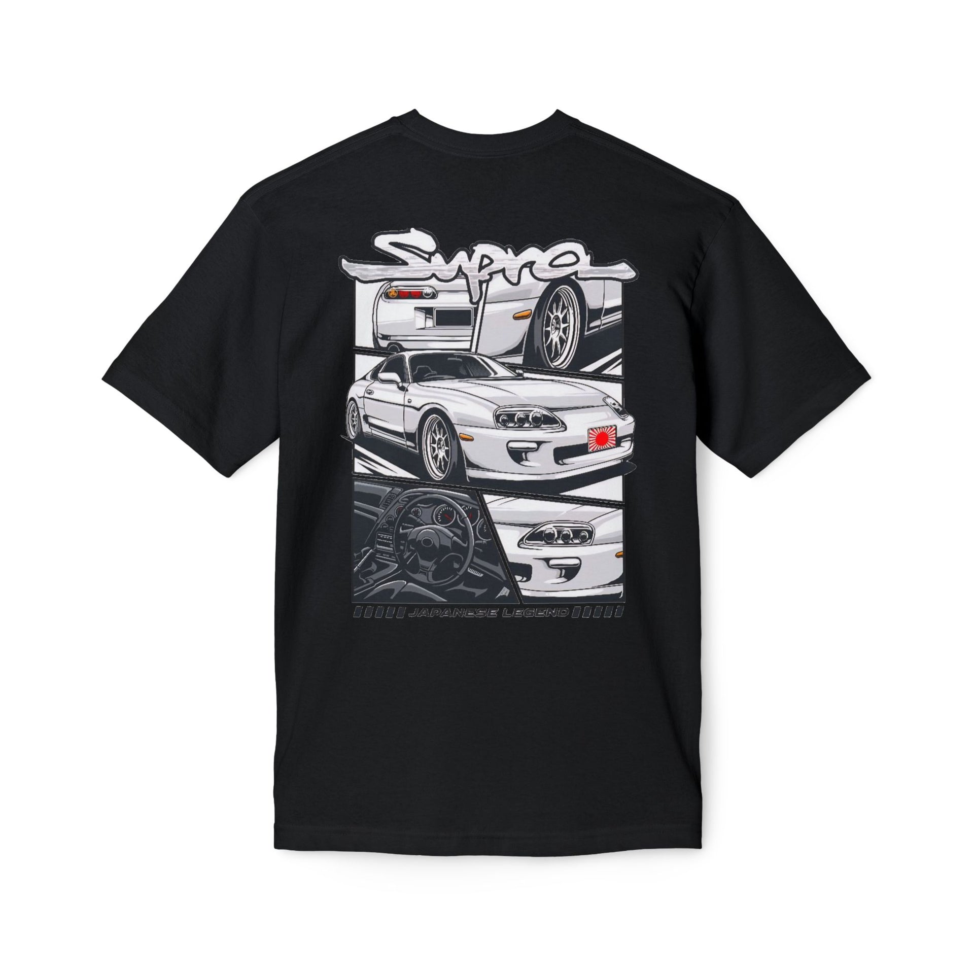 FABRIZO Supra Japanese Legend Oversized Black T-Shirt