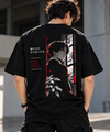 Find Your Peace Anime Oversized T-Shirt – Black | Premium Streetwear