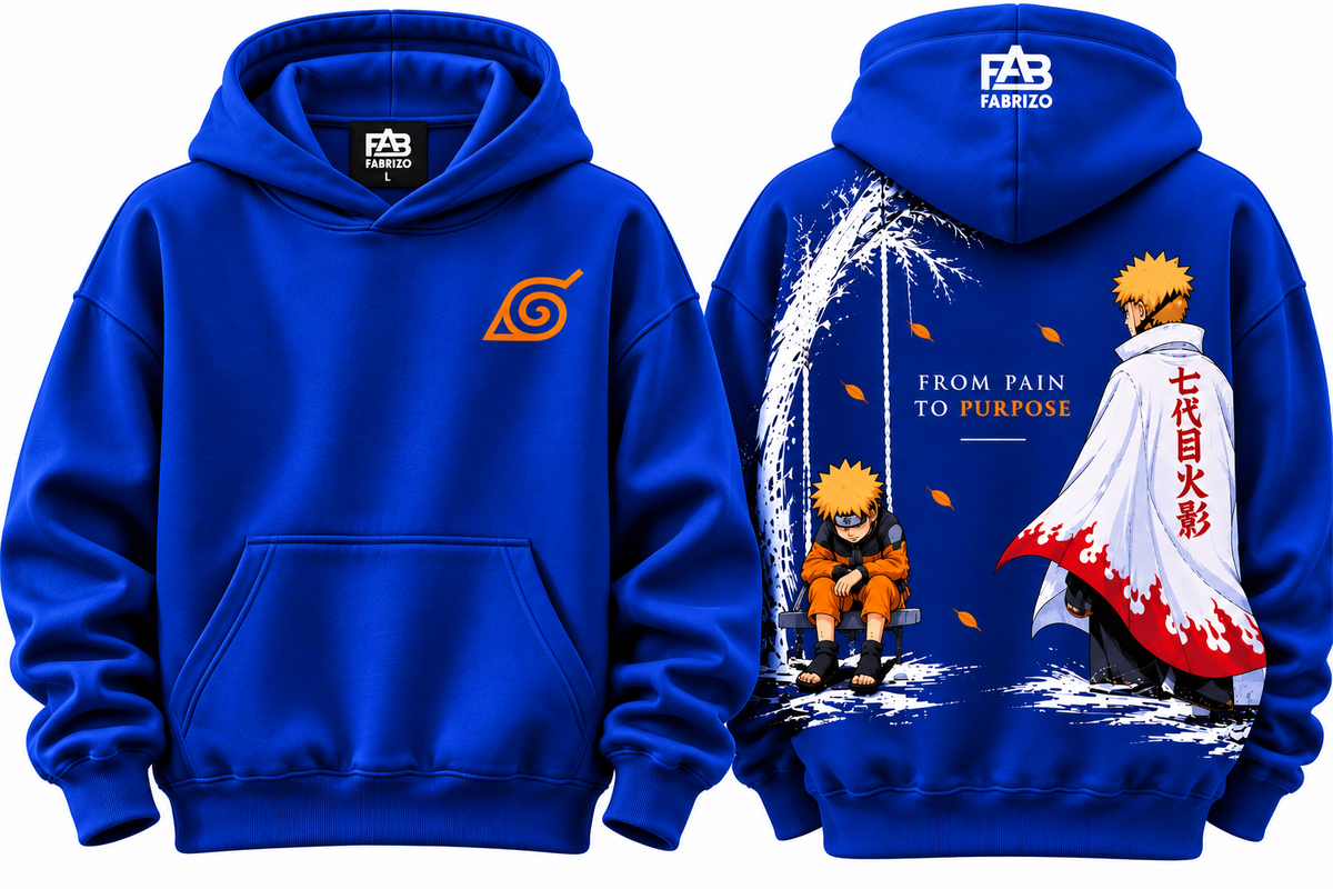 Naruto Anime Premium Hoodie – Black | FABRIZO FASHION