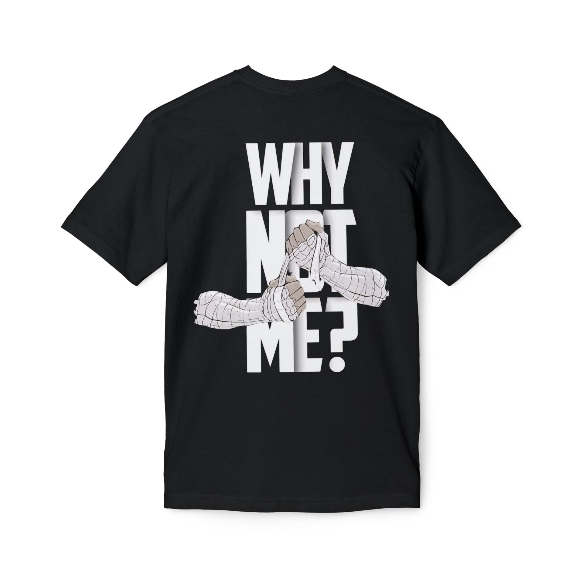 Why Not Me? Premium Boxing Graphic Tee – Heavyweight Anime Streetwear T-Shirt