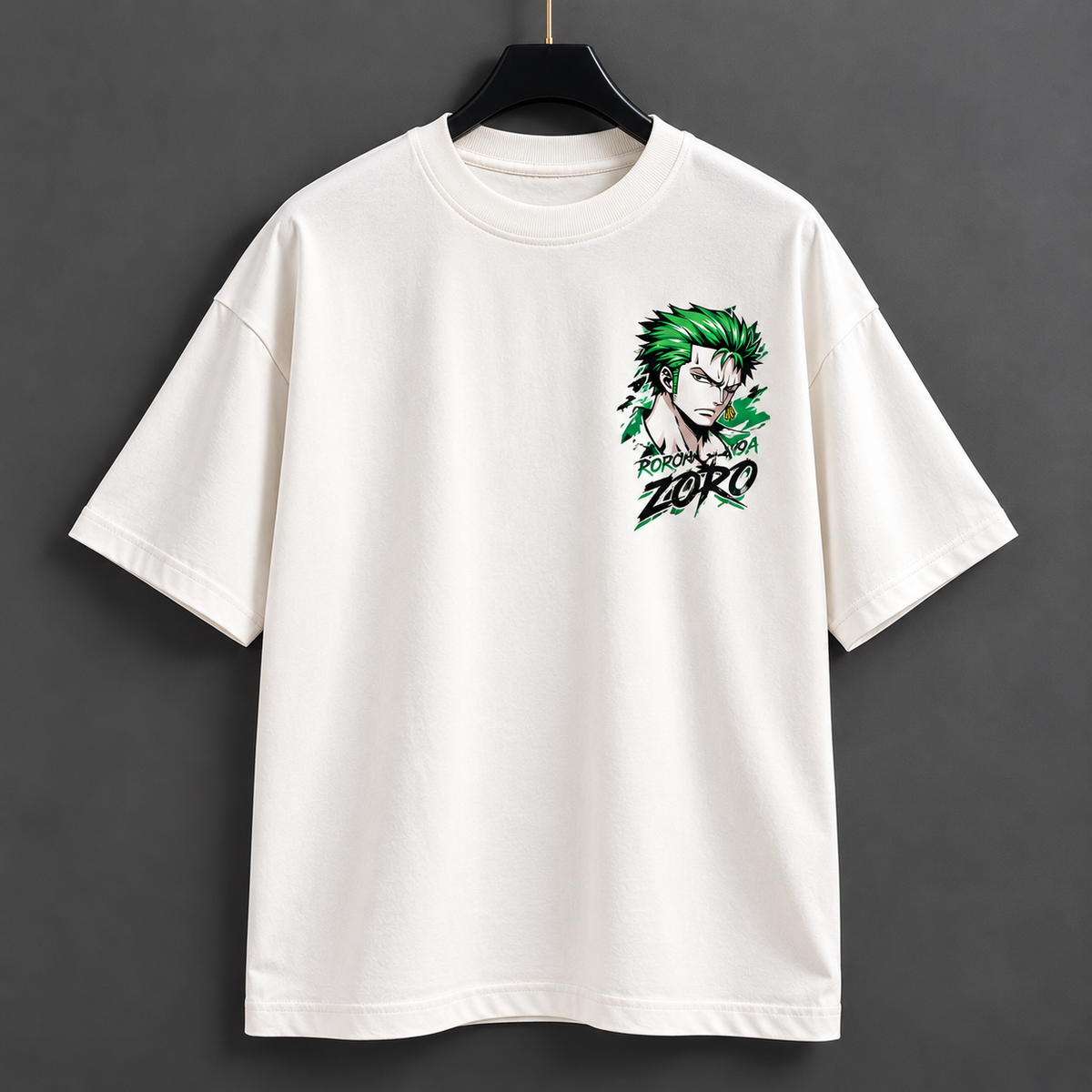 Roronoa Zoro Oversized T-Shirt – Anime Streetwear | Fabrizo Fashion