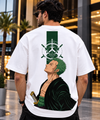 Zoro Anime Oversized T-Shirt – Green Sword Emblem | Premium Streetwear by FABRIZO FASHION