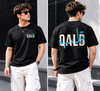 QALB Oversized Black T-Shirt – Arabic Streetwear Edition