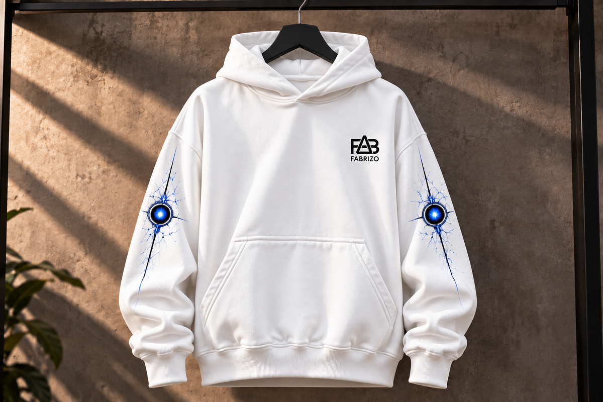 Gojo Anime Hoodie – Electric Blue Edition Premium | FABRIZO FASHION