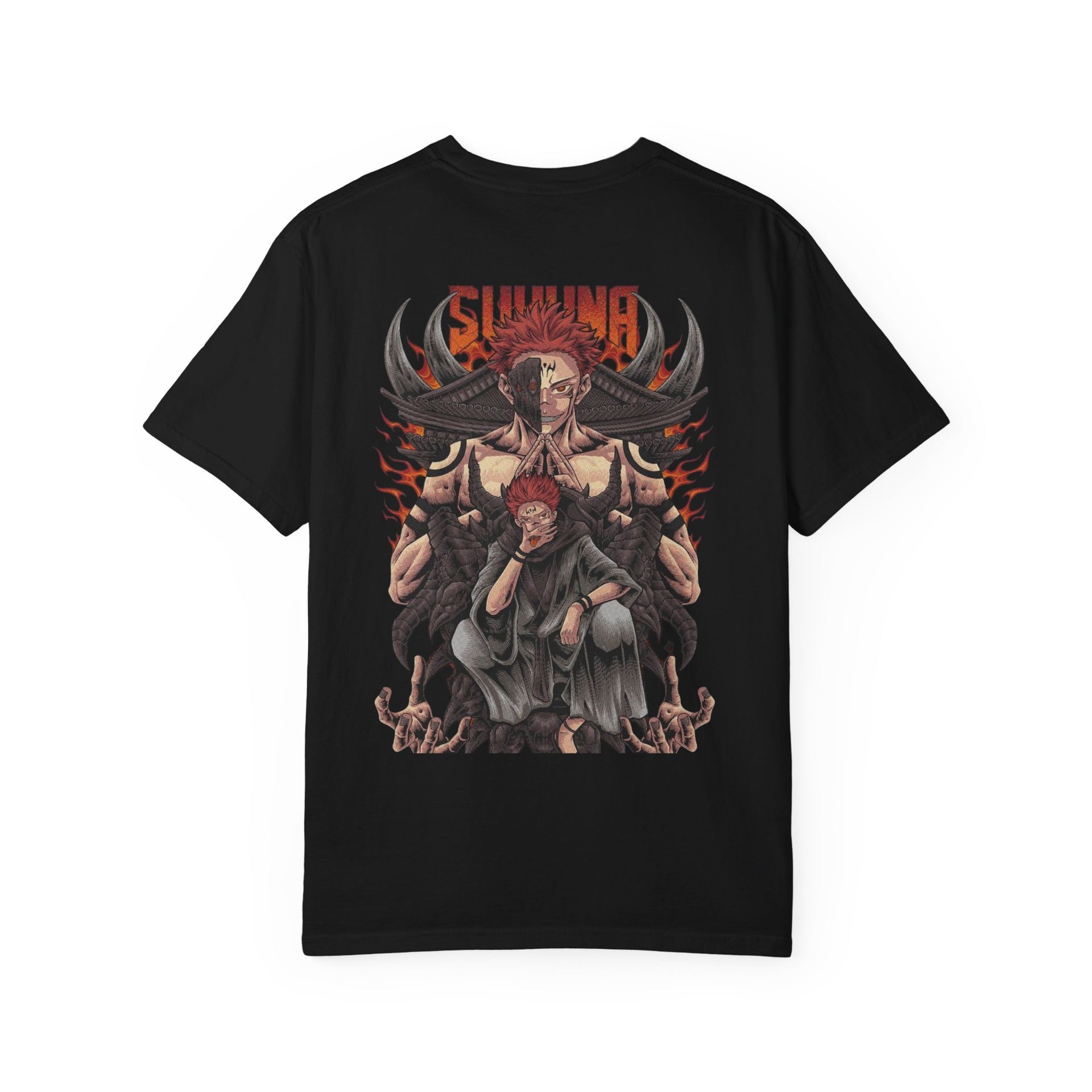 Premium Ryomen Sukuna Graphic Tee – Malevolent Shrine Anime Streetwear T-Shirt
