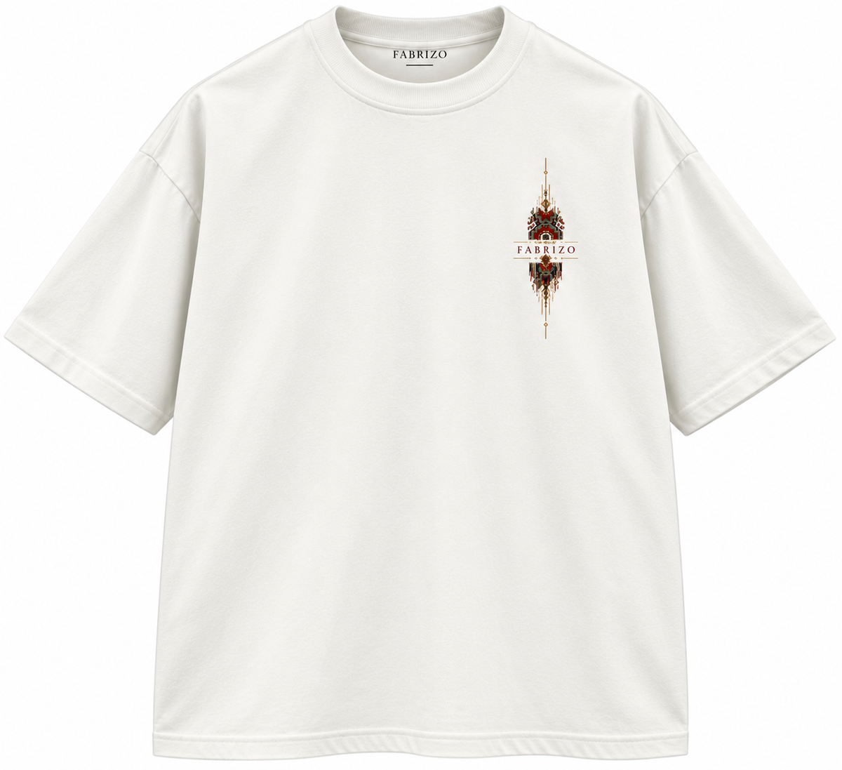 FABRIZO Heritage Oversized T-Shirt – Traditional Carpet Art Edition