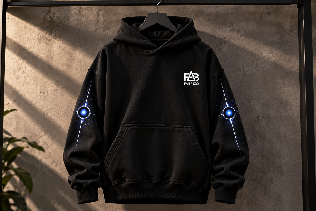 Gojo Anime Hoodie – Electric Blue Edition Premium | FABRIZO FASHION