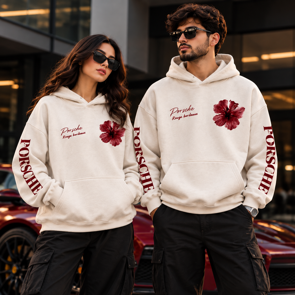 Rouge Bordeaux Oversized Hoodie – Premium Streetwear