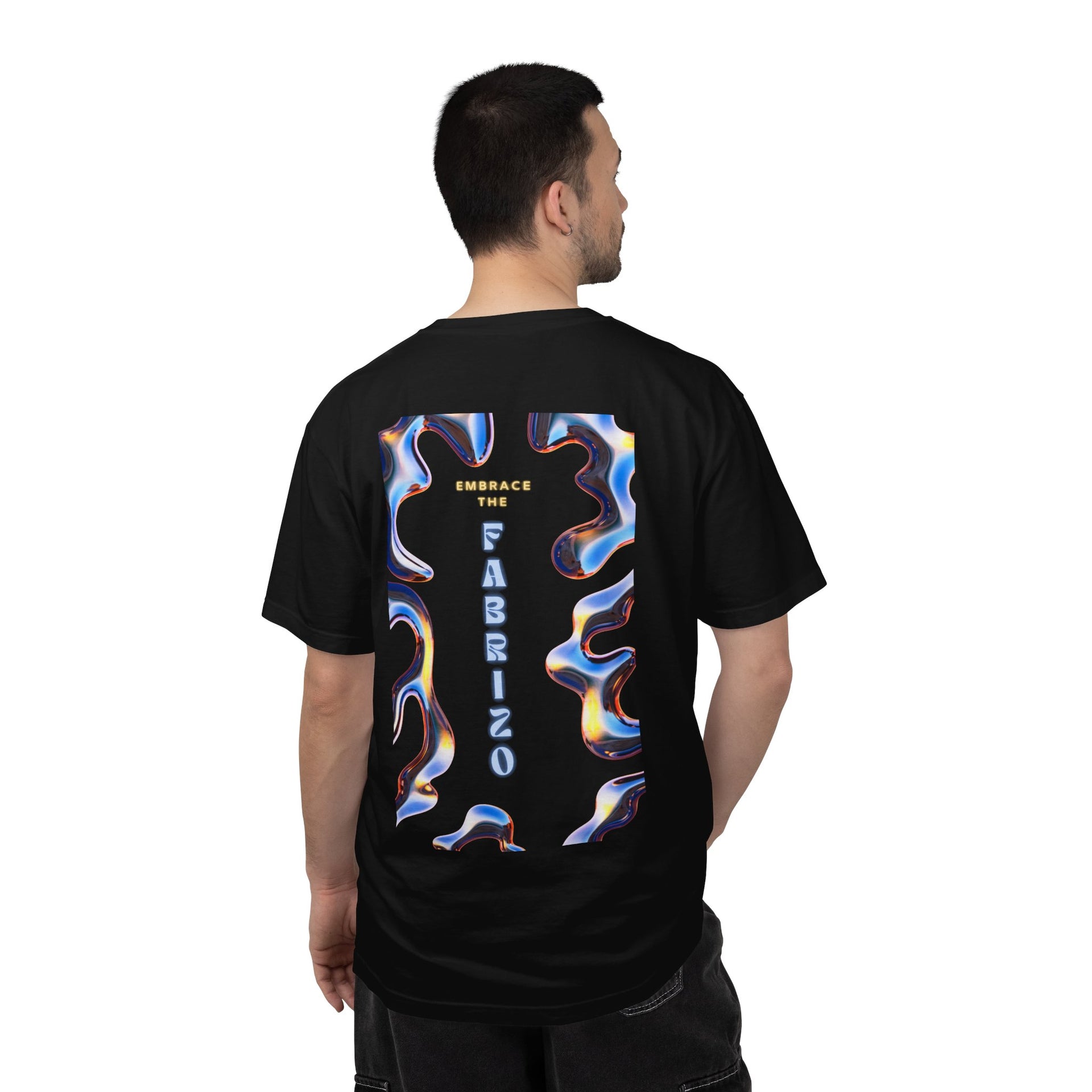FABRIZO “Melting” Black Graphic T-Shirt – Premium Streetwear Dubai
