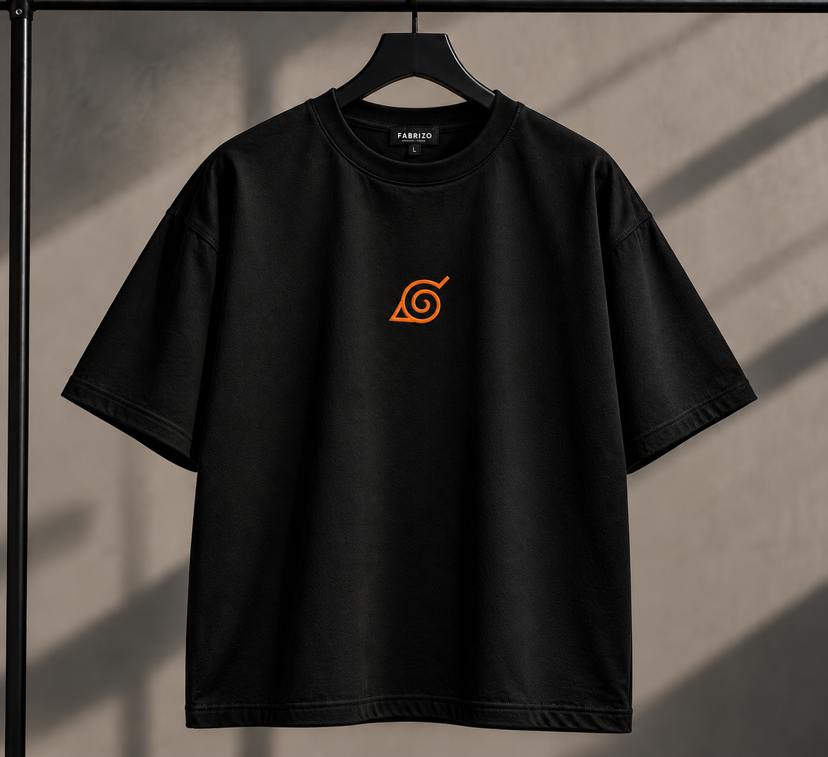 Naruto Trust The Process premium Limited Edition  Oversized T-Shirt – Black Anime Streetwear | Fabrizo Fashion