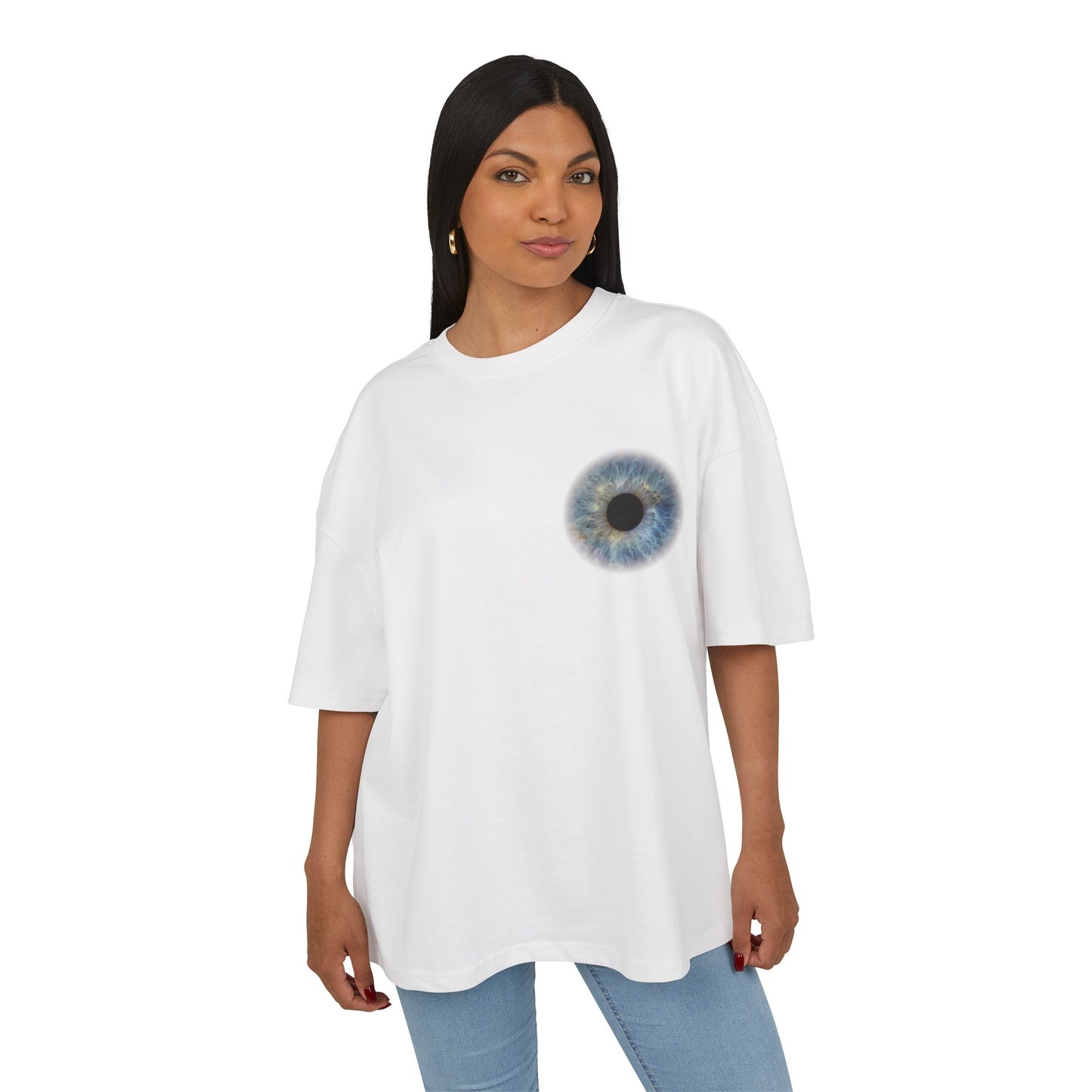 Oversized Blacked Designed Tee