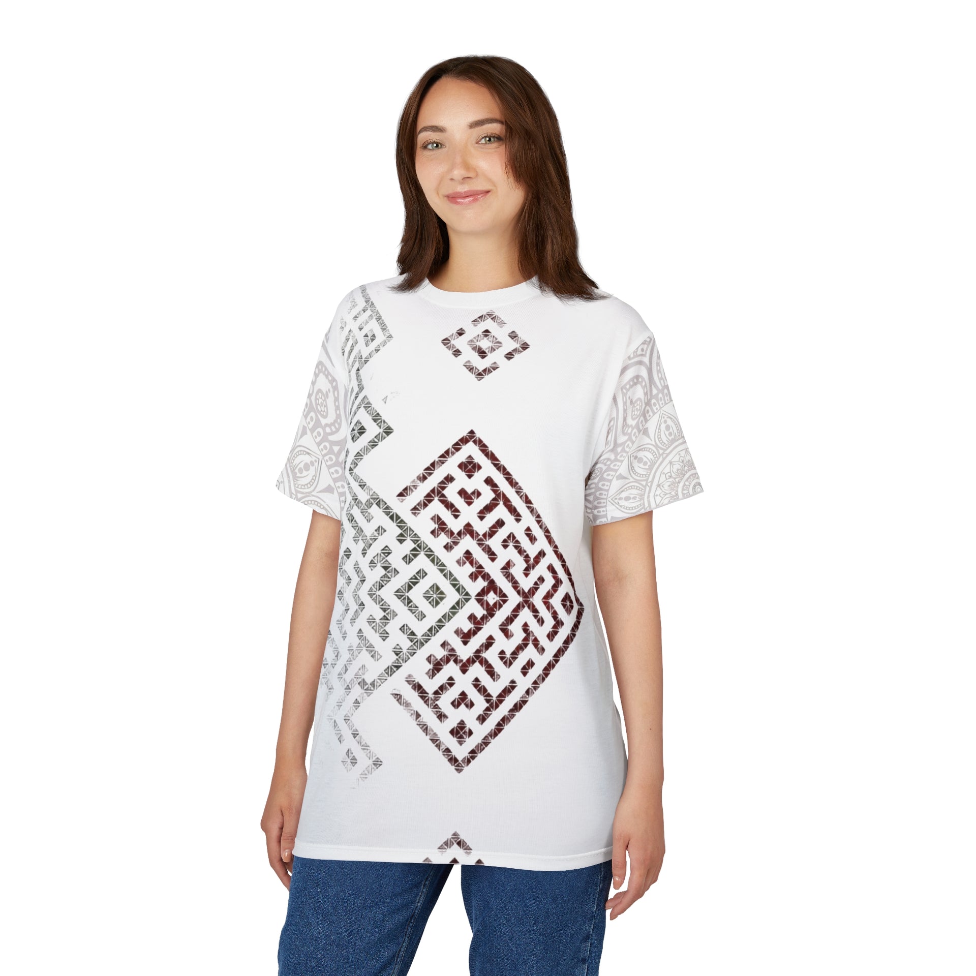 Arabic Heritage Oversized T-Shirt – Women's Cultural Edition