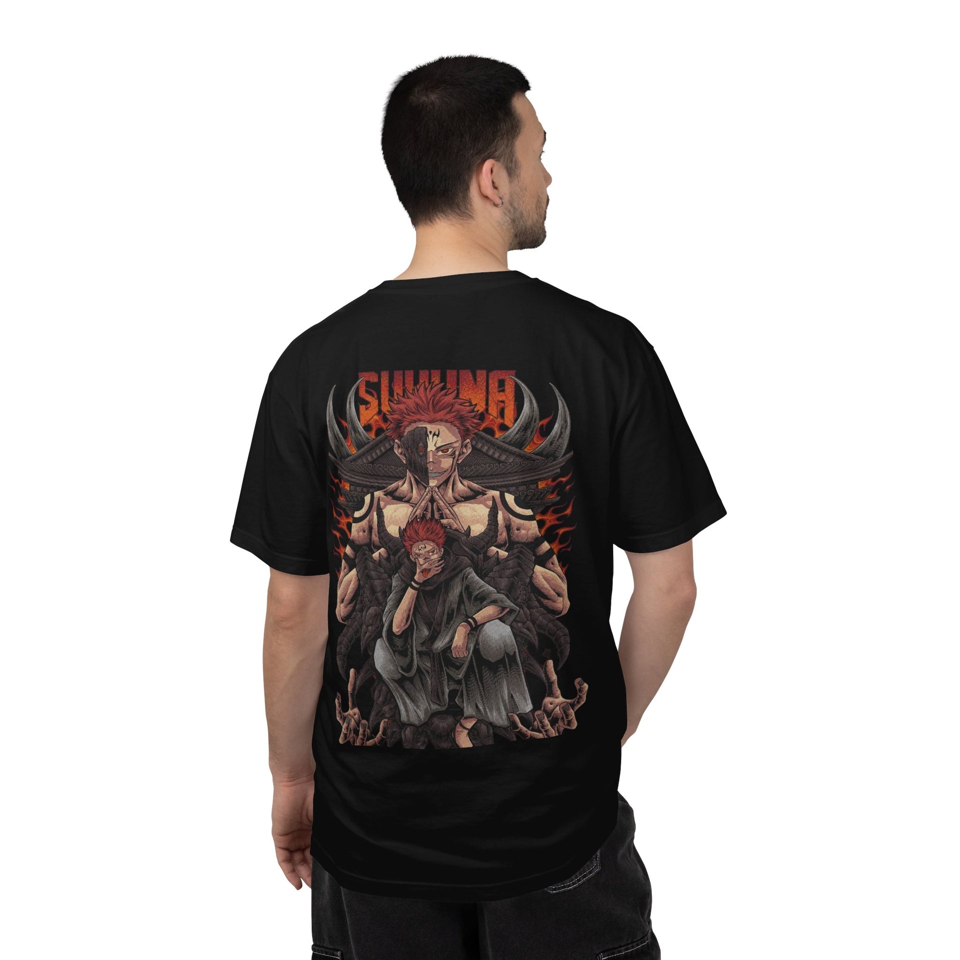 Premium Ryomen Sukuna Graphic Tee – Malevolent Shrine Anime Streetwear T-Shirt