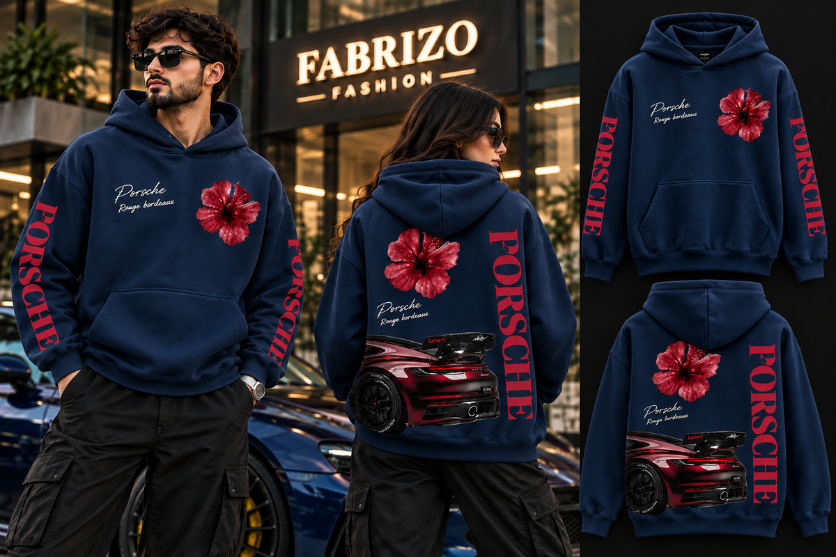 Rouge Bordeaux Oversized Hoodie – Premium Streetwear