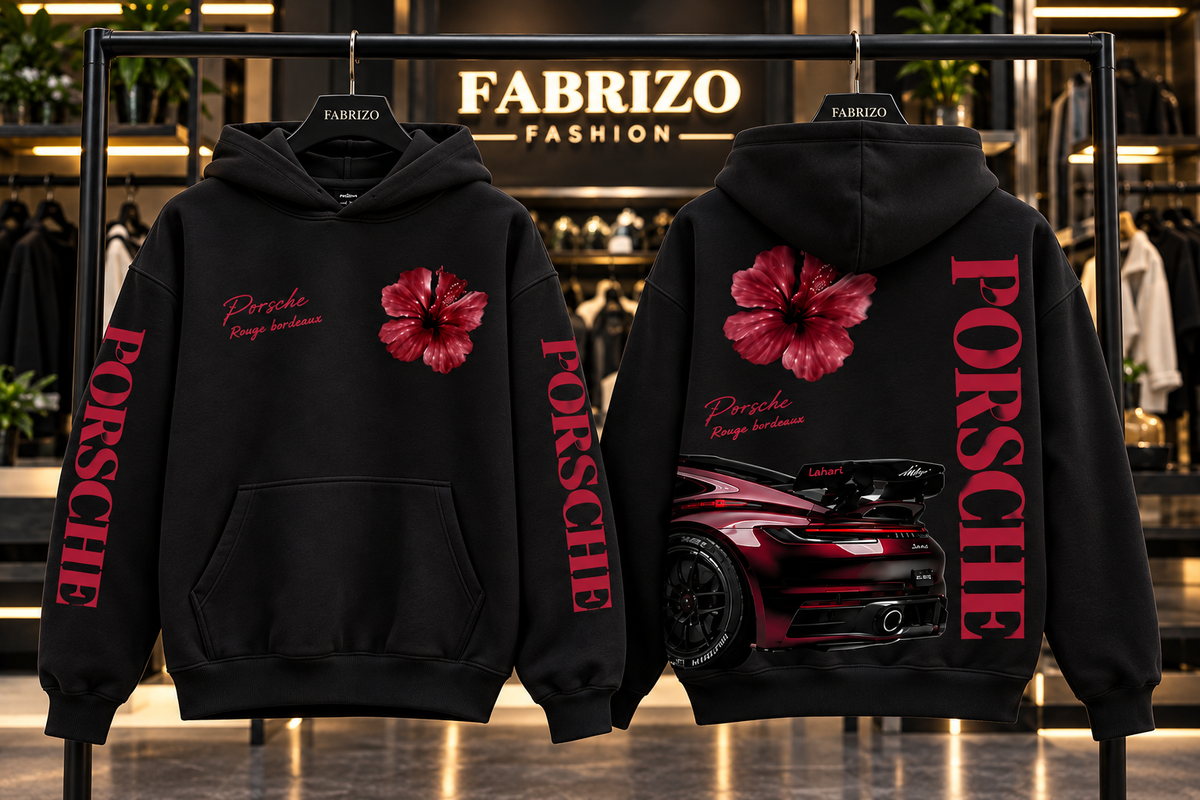 Rouge Bordeaux Oversized Hoodie – Premium Streetwear