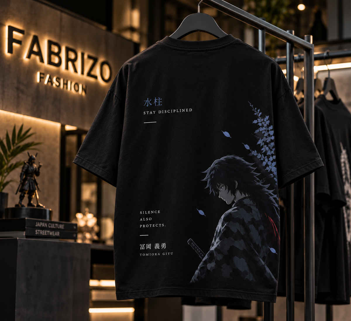 Tomioka Giyu Oversized T-Shirt | LIMITED Edition Premium Anime Streetwear UAE