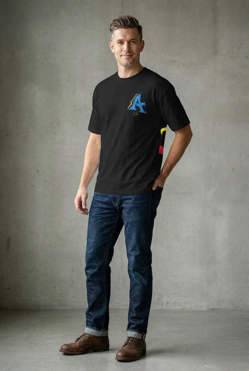 Signature Graffiti Oversized T-Shirt – Silence Edition